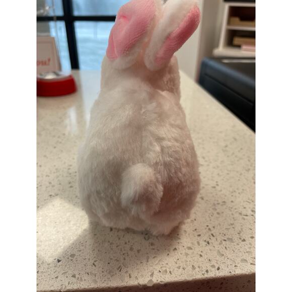 Electronic Bunny Plush with Hopping & Talking Action Gift for Kids Ages 3+White - Picture 4 of 5